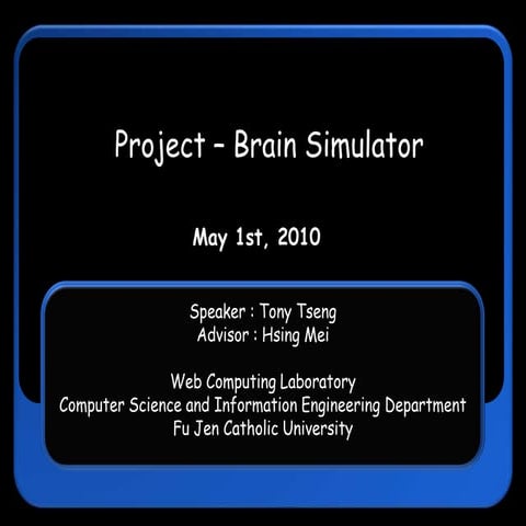 Brain Simulator