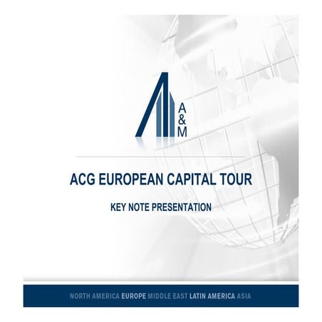 ACG European Capital Tour: Investing pitfalls / lessons learned and big success stories