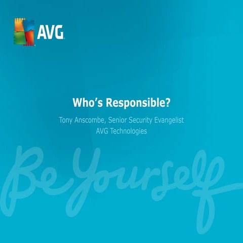 Tony Anscombe CIS Keynote 2014