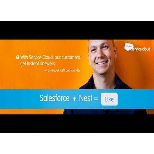 Tony Fadell Dreamforce 2012 Customer Hero Ad