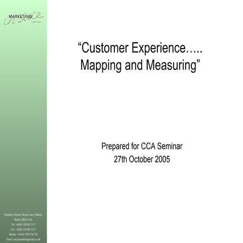 Customer Experience