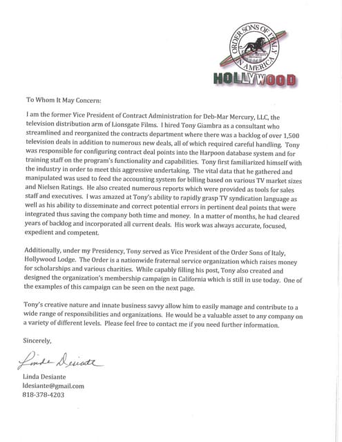 Lionsgate Recommendation