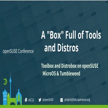 A "Box" Full of Tools and Distros