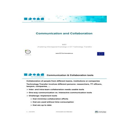 Toolbox Process Communication & Collaboration Ppt