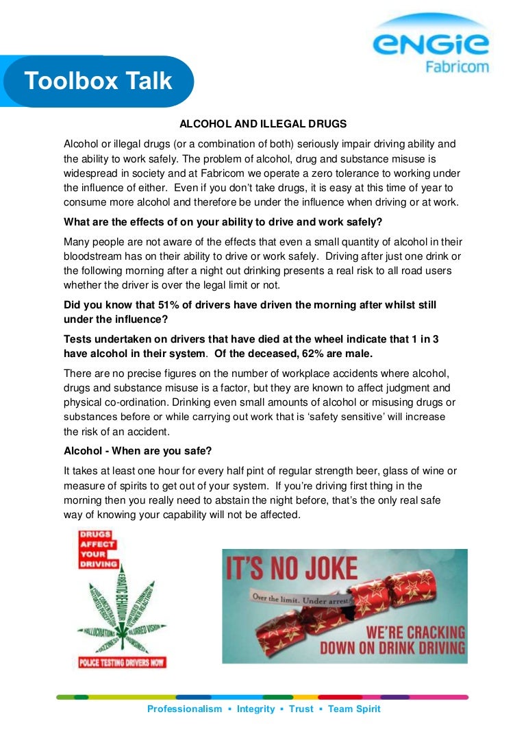 Toolbox talk alcohol substance_driving_2016