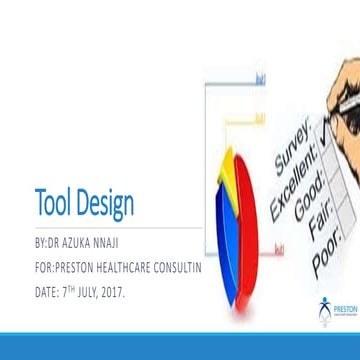 Tool design 