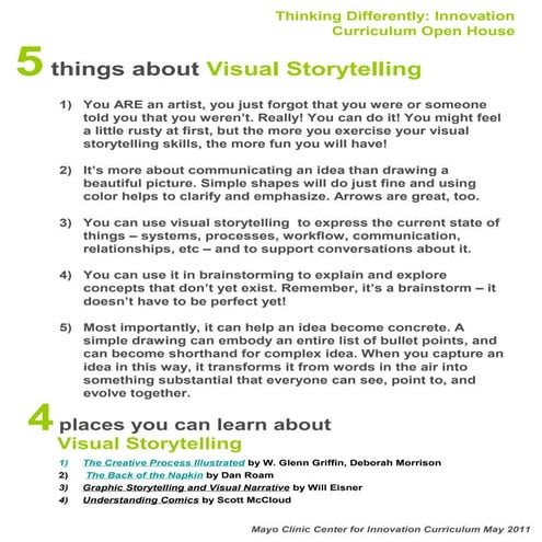 Tool example storytelling handout