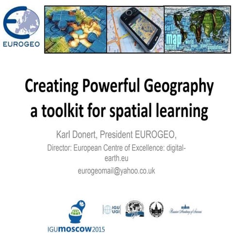 Creating Powerful Geography: a toolkit