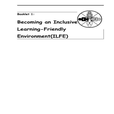 UNESCO toolkit 1:Learning-Friendly Environment(ILFE)