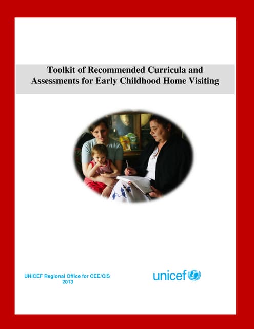 Toolkit of recommended curricula and assessments for home visiting