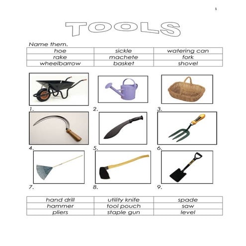 Tools | DOC