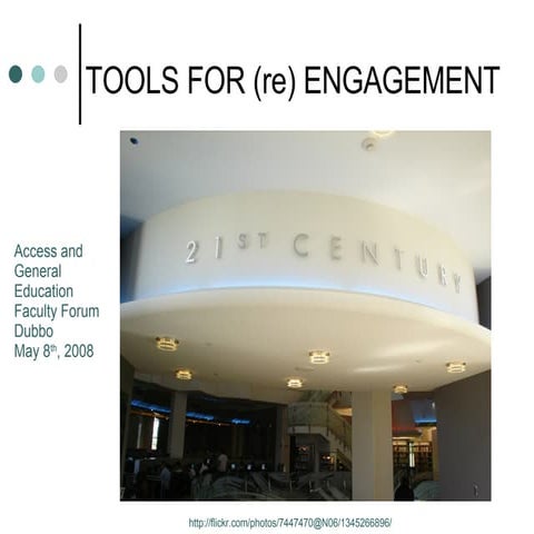 Tools For Re Engagement