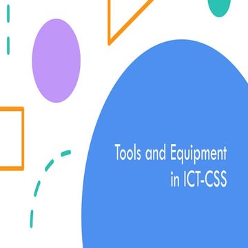 Tools and Equipment in ICT-Computer System Services.pptx