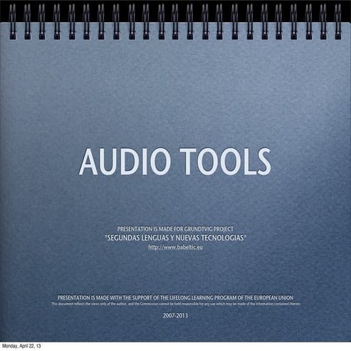 AUDIO TOOLS