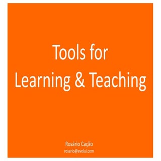 Tools for learning and teaching ros...