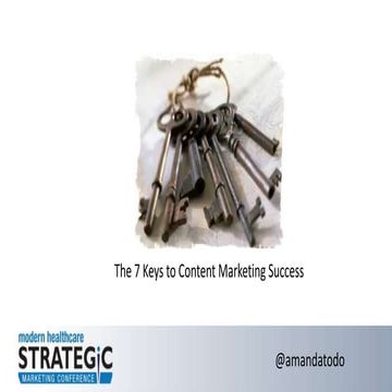 The tools for success: Leveraging content marketing to engage and inspirefor ...