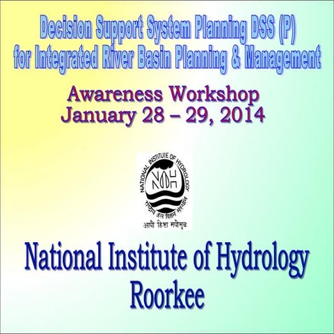 Tools for water resources planning decision support system planning dss ...