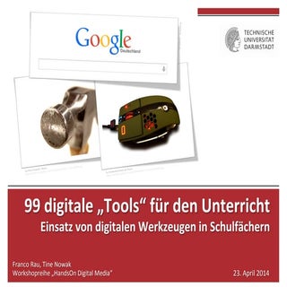 #Hands-On - 99 digitale „Tools“ fü...