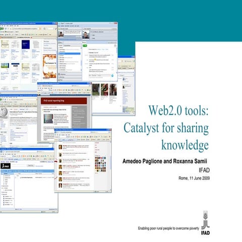 Web2.0 tools: Catalysts for sharing knowledge