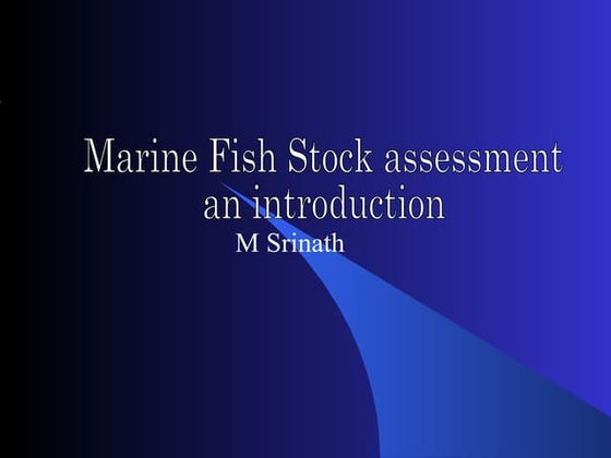 Fish Stock Assessment in the Philippines. Chapter 1 | PPTX | Zoos ...