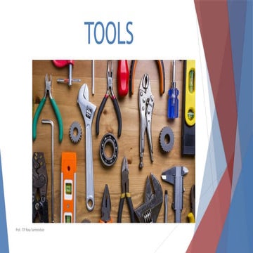 New tools for profesionales in the industry | PPTX