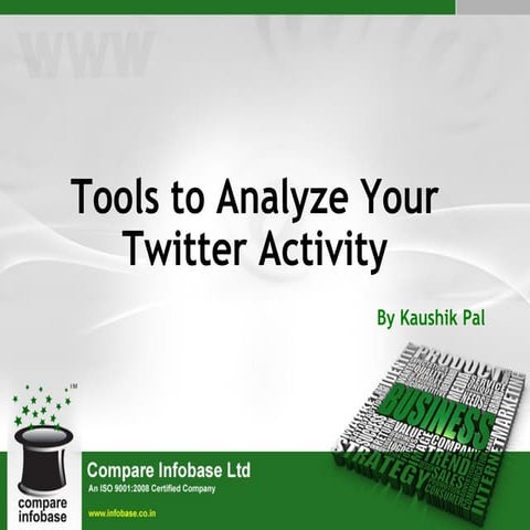 Tools to analyze your Twitter activity