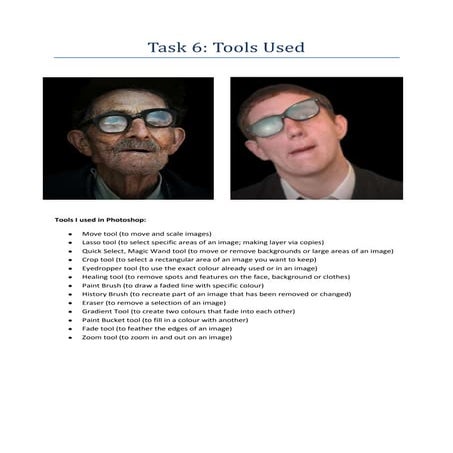 Tools used photography