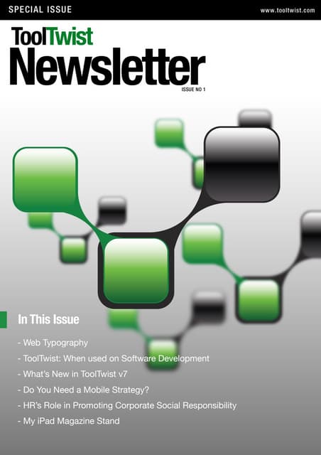 Tool twist newsletter 2010