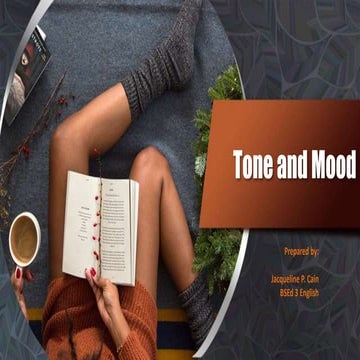 Determine the Tone and Mood