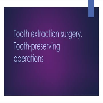 Extraction of retained roots. | PPTX