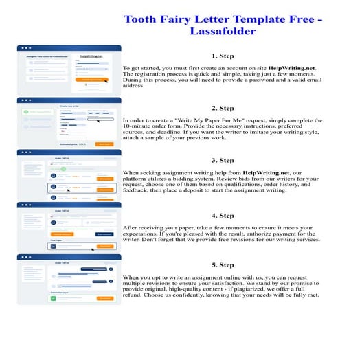 Tooth Fairy Letter Template Free - Lassafolder