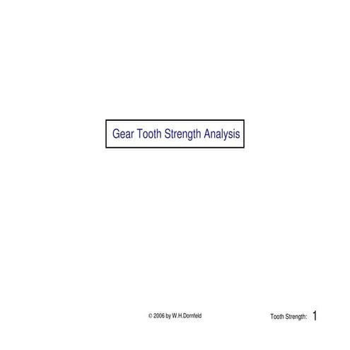 spur gear design | PDF