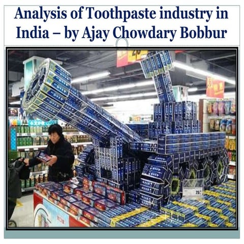 Toothpaste industry christ_university