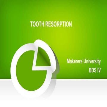 Tooth resorption