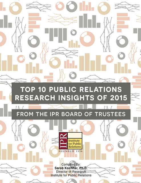 Top 10 Public Relations Research Insights of 2015