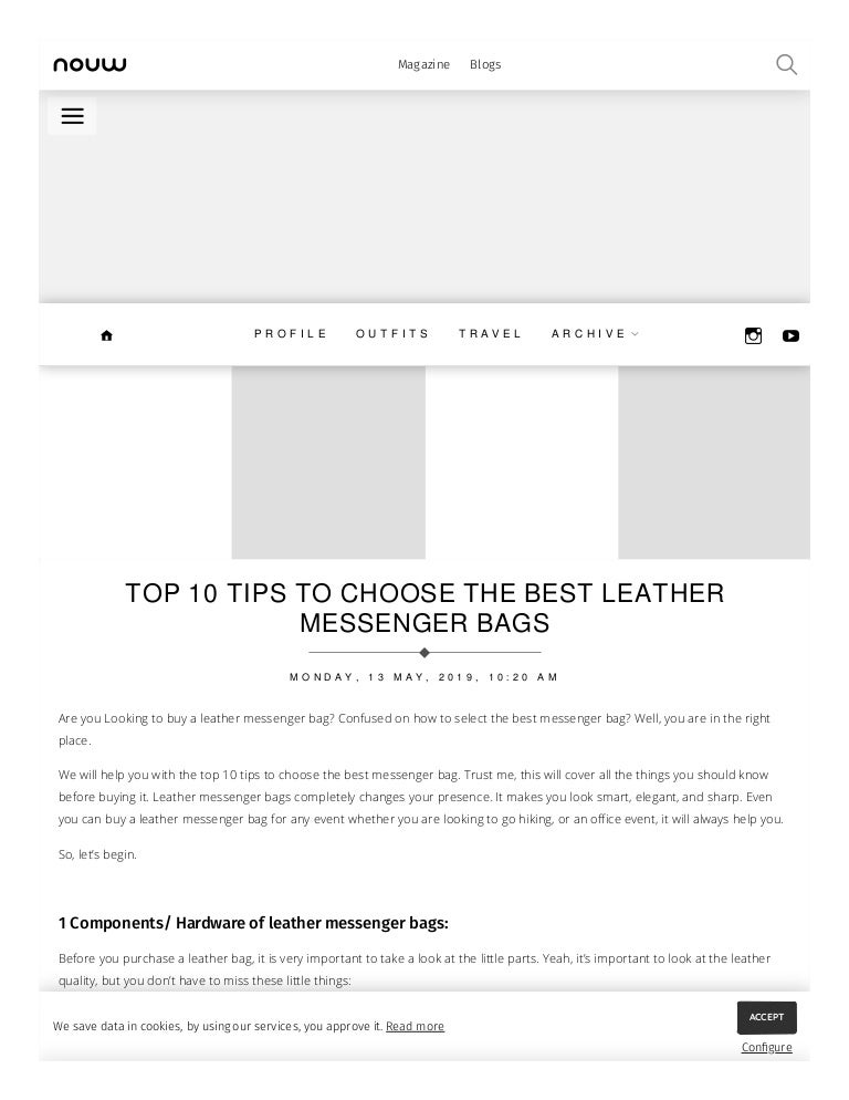 top 10 messenger bags