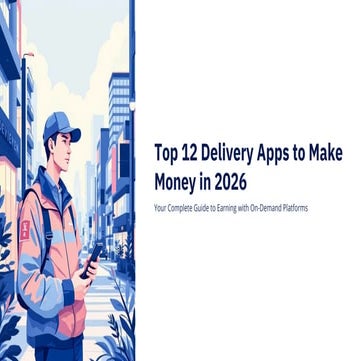 Top 12 Delivery Apps to Make Money in 2026 | PDF