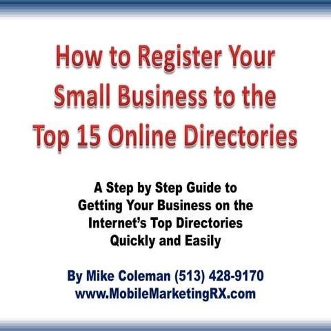 Top 15 Online Business Directories
