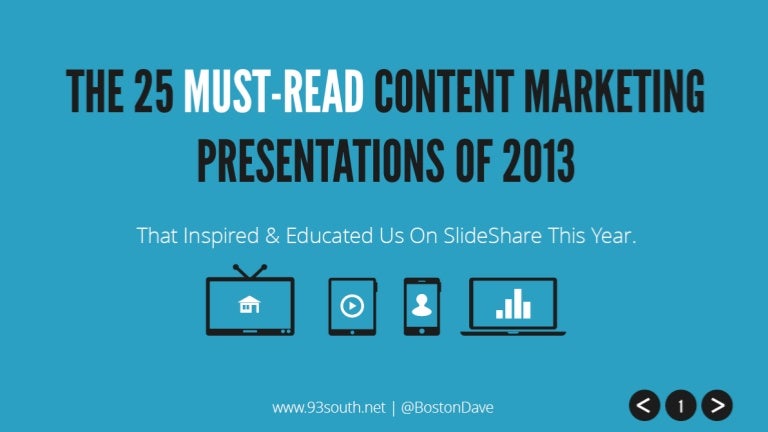 the 25 must read content marketing presentations of 2013