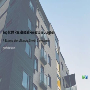 Top M3M Residential Projects in Gurgaon.pdf