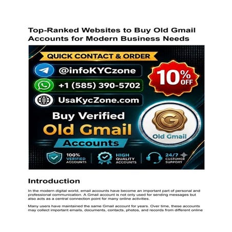 Top Recommended Business Platforms to Buy Old Gmail Accounts in 2026.pdf