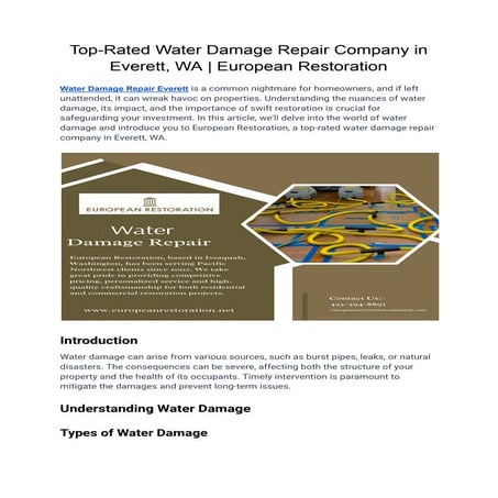 Restoration Company - Disaster Restoration Services | STOP Restoration