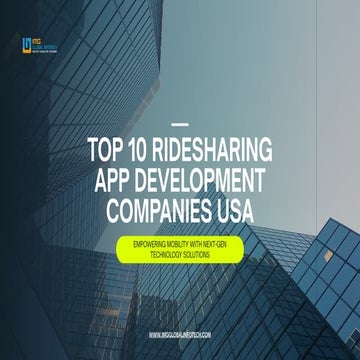 Top 10 Taxi Booking App Development Companies in USA