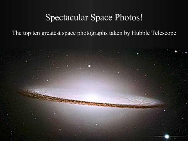 Spectacular Space Photos