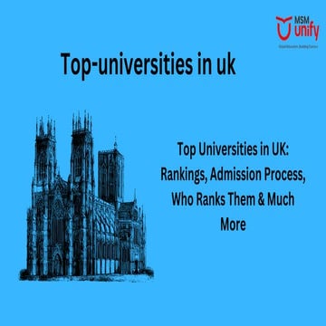List of popular universities in the uk | PPTX