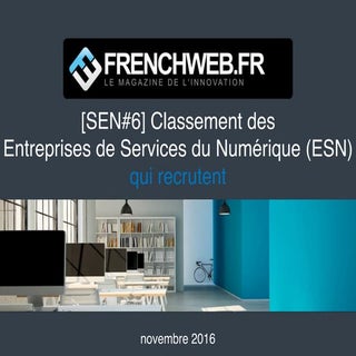 [SEN#6] Le classement des Entrepris...