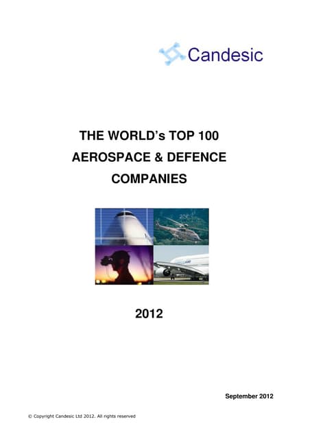 Top 100 aerospace companies