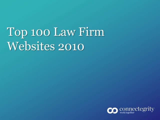 Top 100 Law Firm Websites 2010 - In...