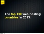 Top 100 web hosting countries