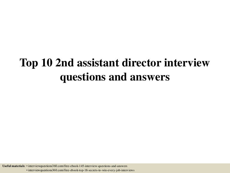 questions for 2nd interview